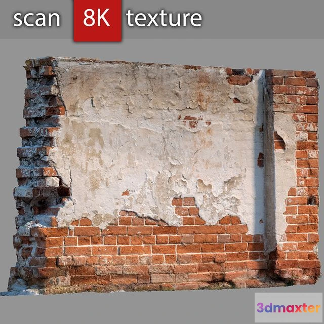1548329 - Brick wall with destruction 61 3D Max