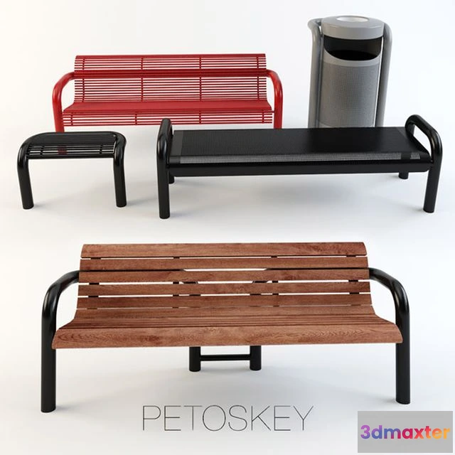 1548827 - Bench Petoskey 3D Max