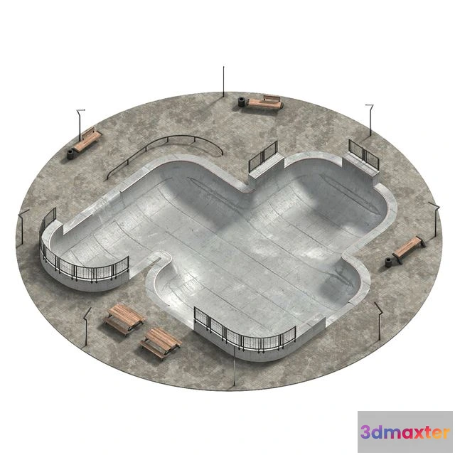 1552519 - Skate park 2 3D Max
