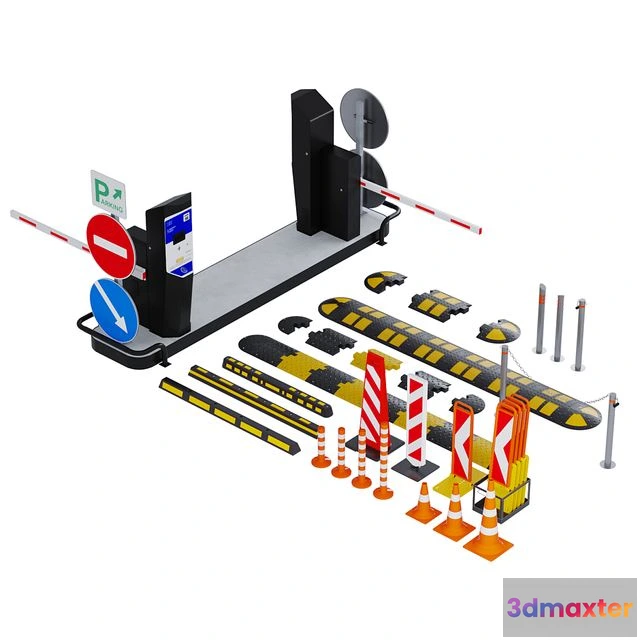 1552573 - Special equipment for creating parking 3D Max