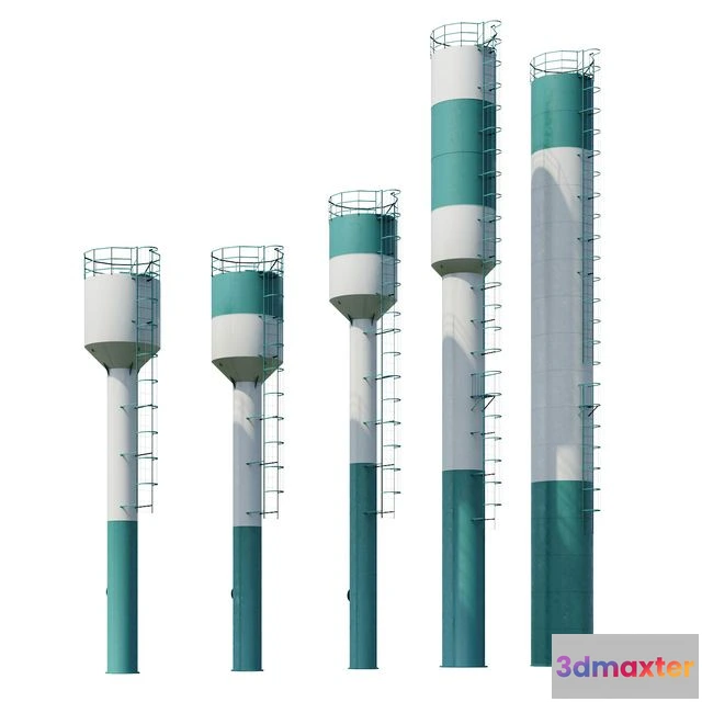 1552867 - Water tower Rozhnovsky 3D Max