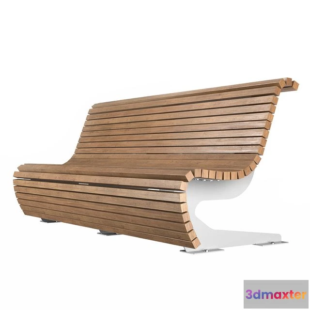 1555153 - Bench Green Line Punto Group 3D Max