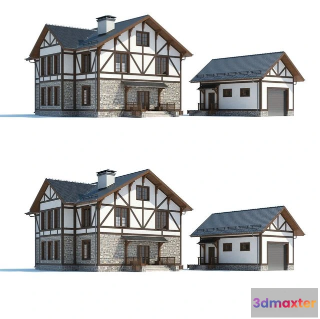 1558153 - Cottage 002 3D Max