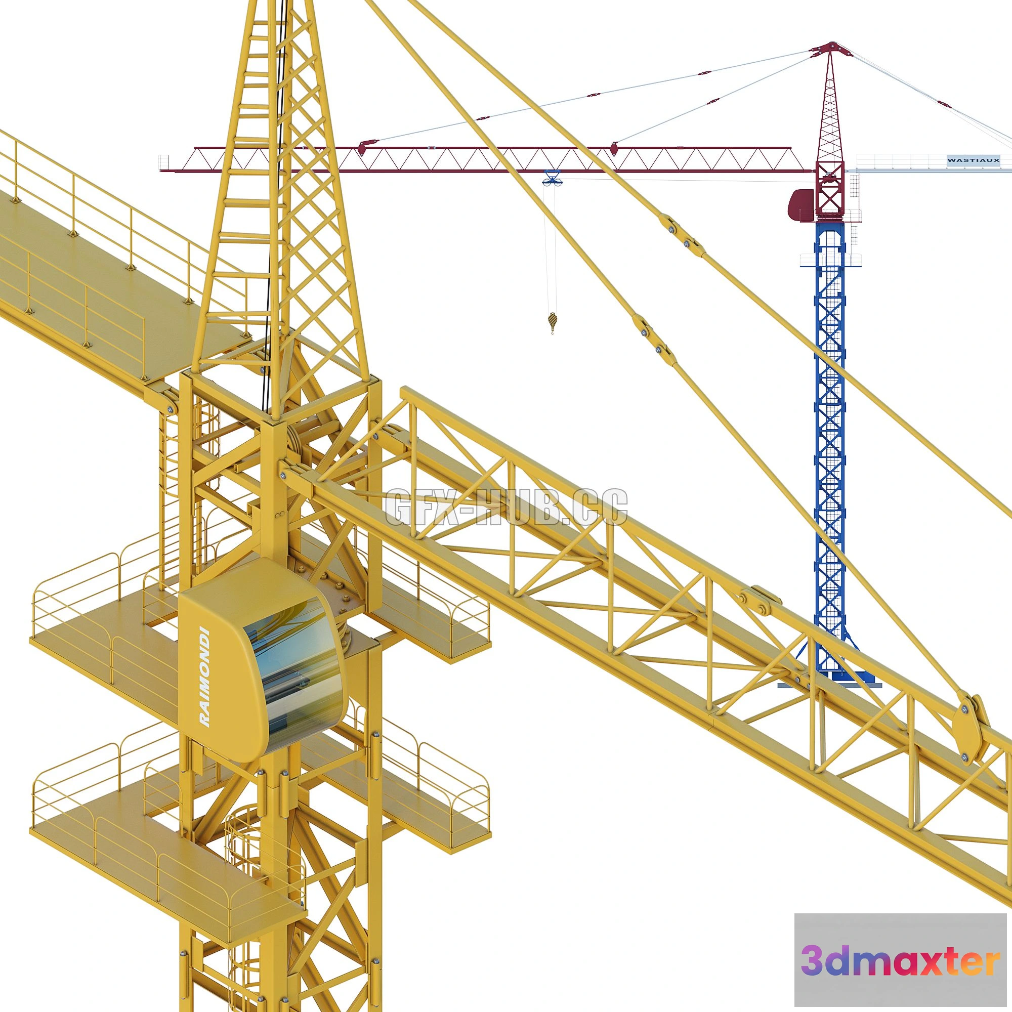 1561824 - Tower crane 3D Max