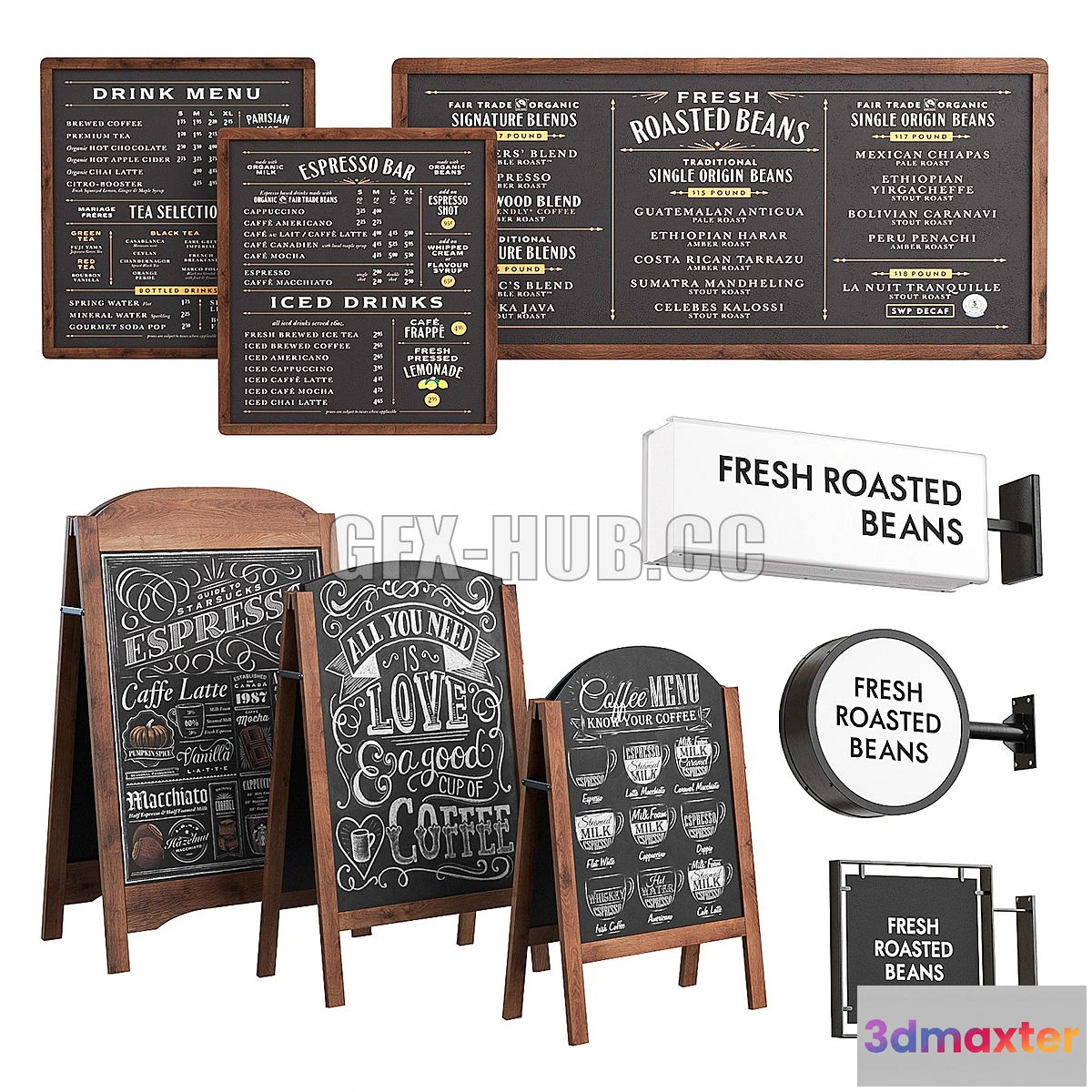 1564391 - Advertising cafe 3D Max