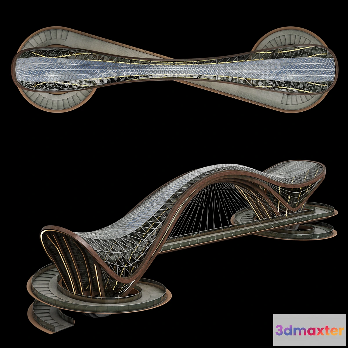 543609 - elevated pedestrian crossing