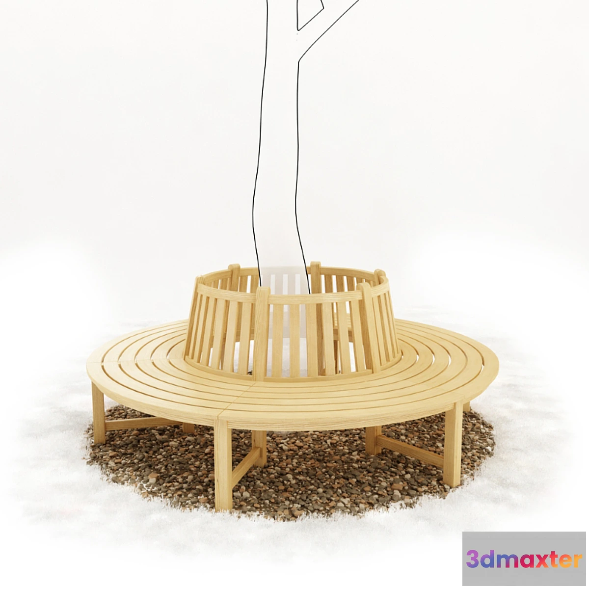 631645 - Round bench