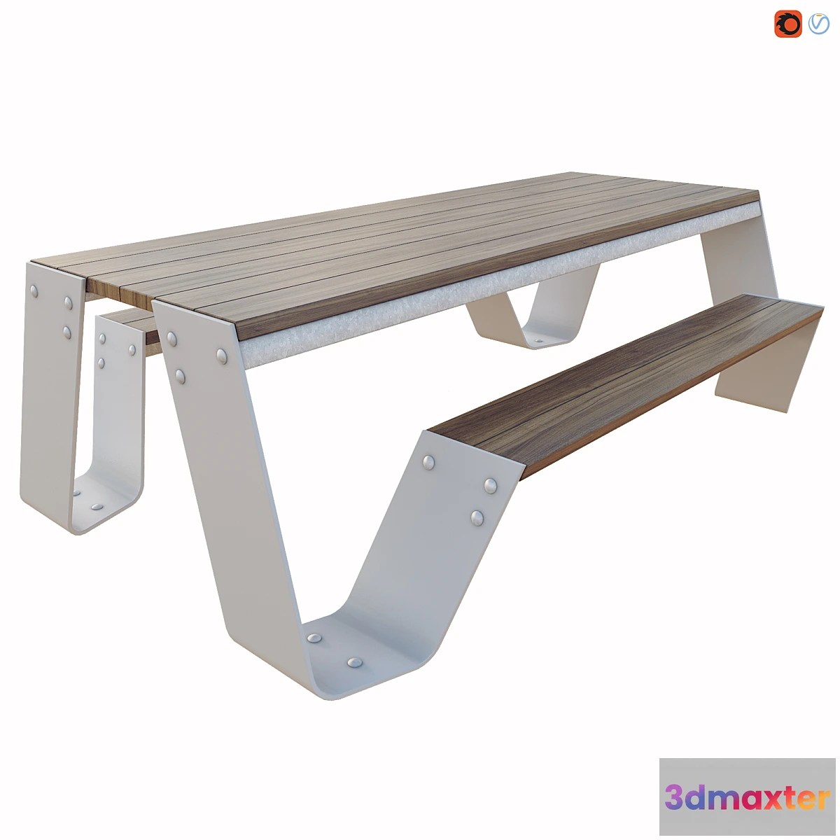 718004 - Hopper Picnic Table by Extremis - No.2