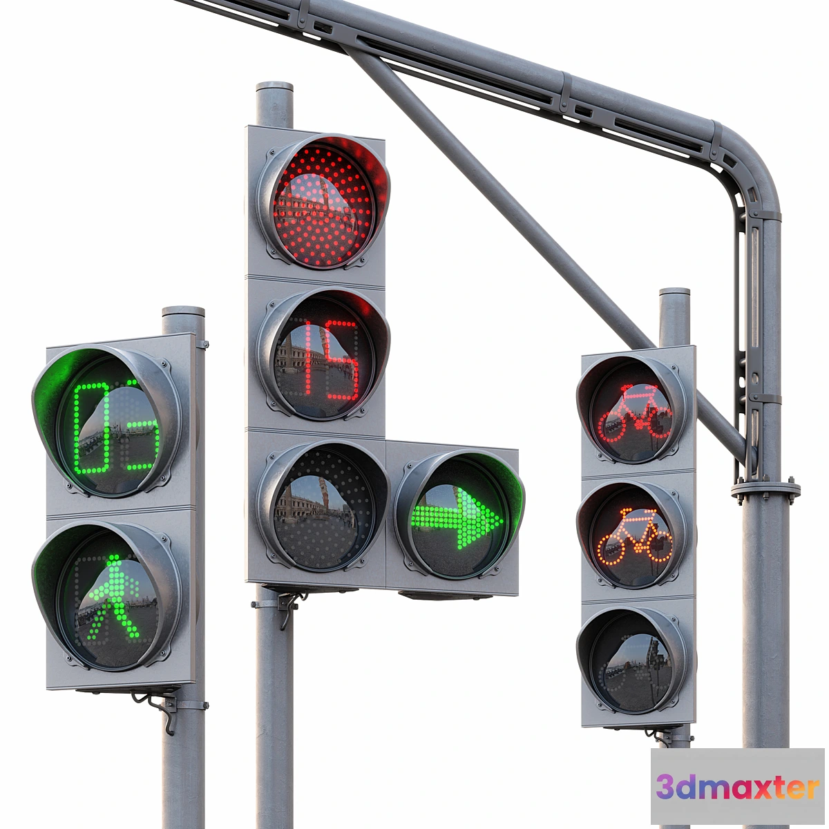 776699 - AVE Traffic Lights Set (Animated)