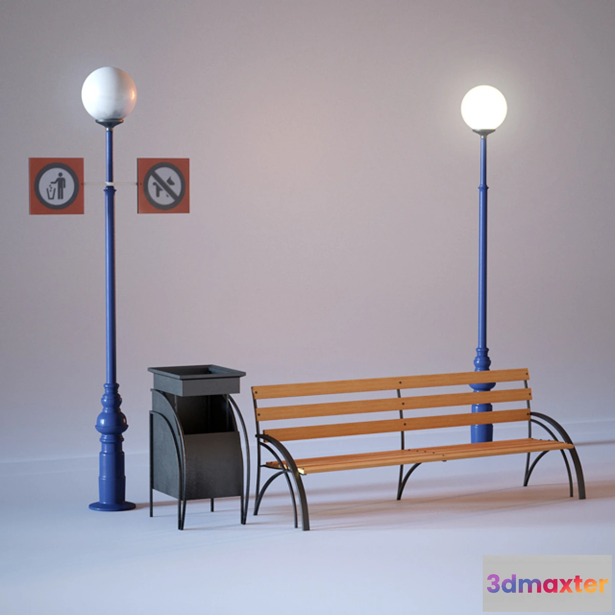 802954 - Bench lamp urna.