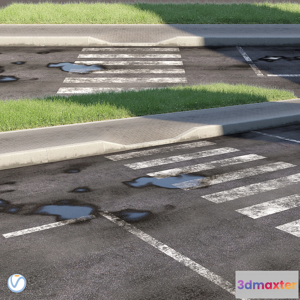 823376 - Road sidewalk curb grass 2 - No.3