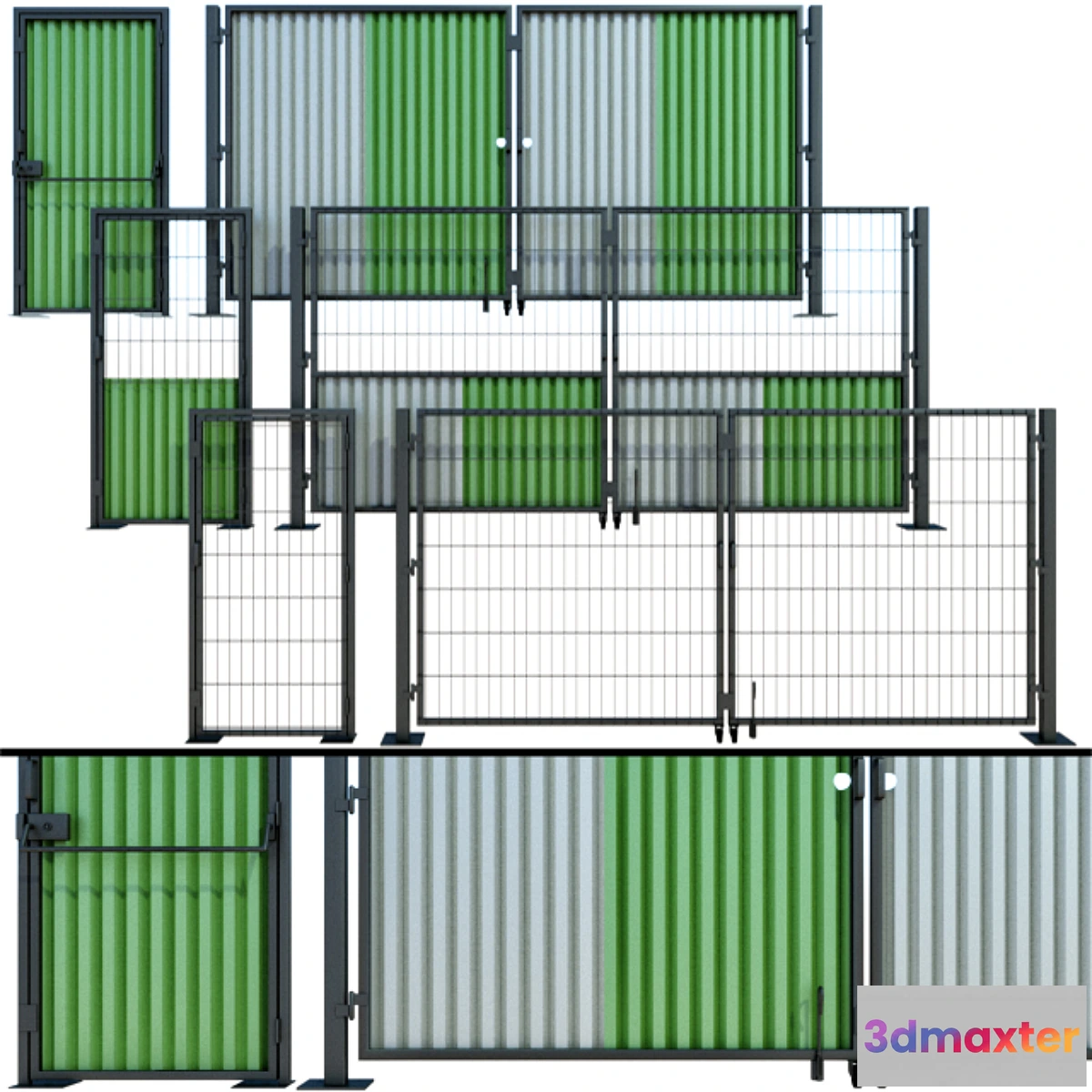 823432 - Oar gate gate for building a site - No.3