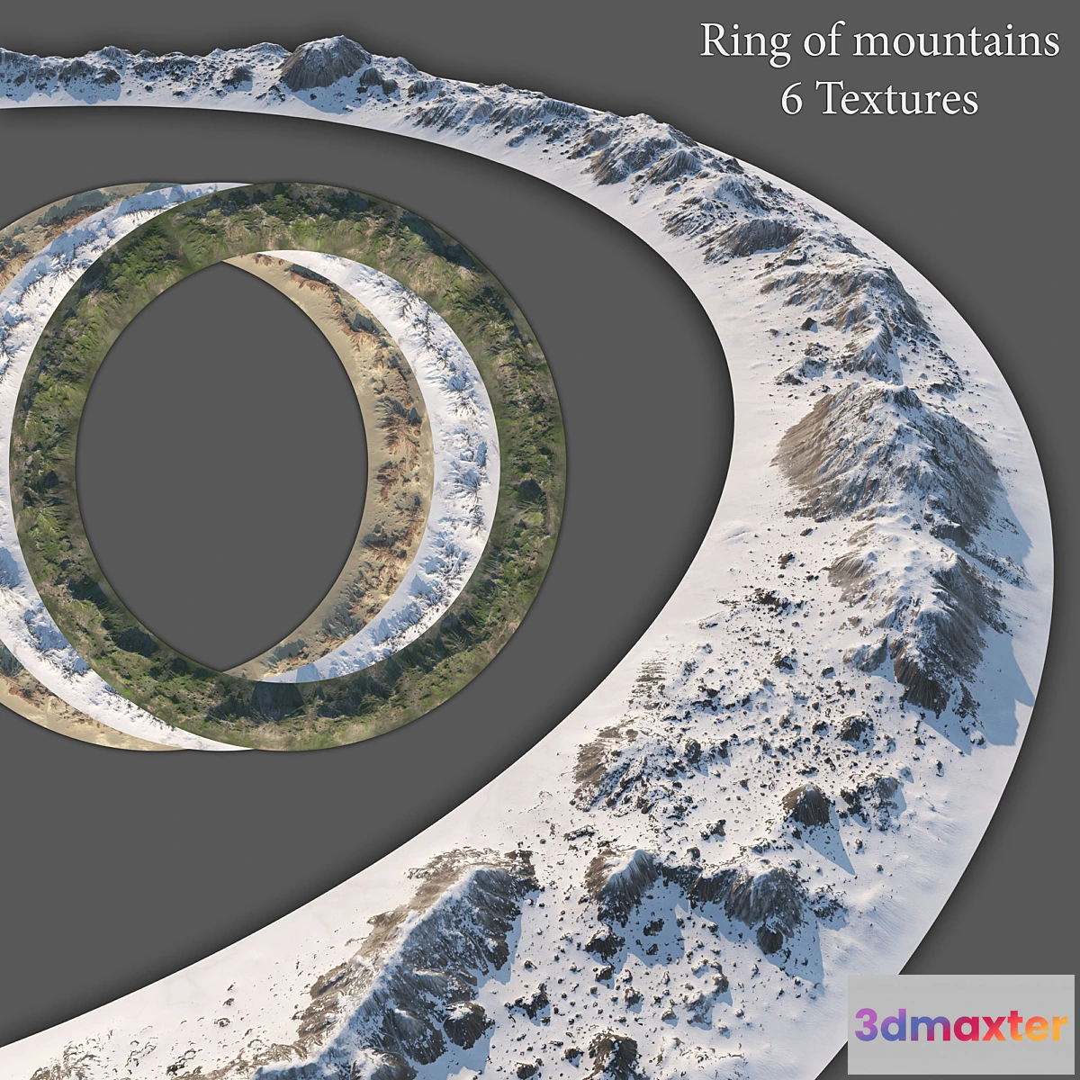 849671 - Ring of mountains + 6 Textures - No.3