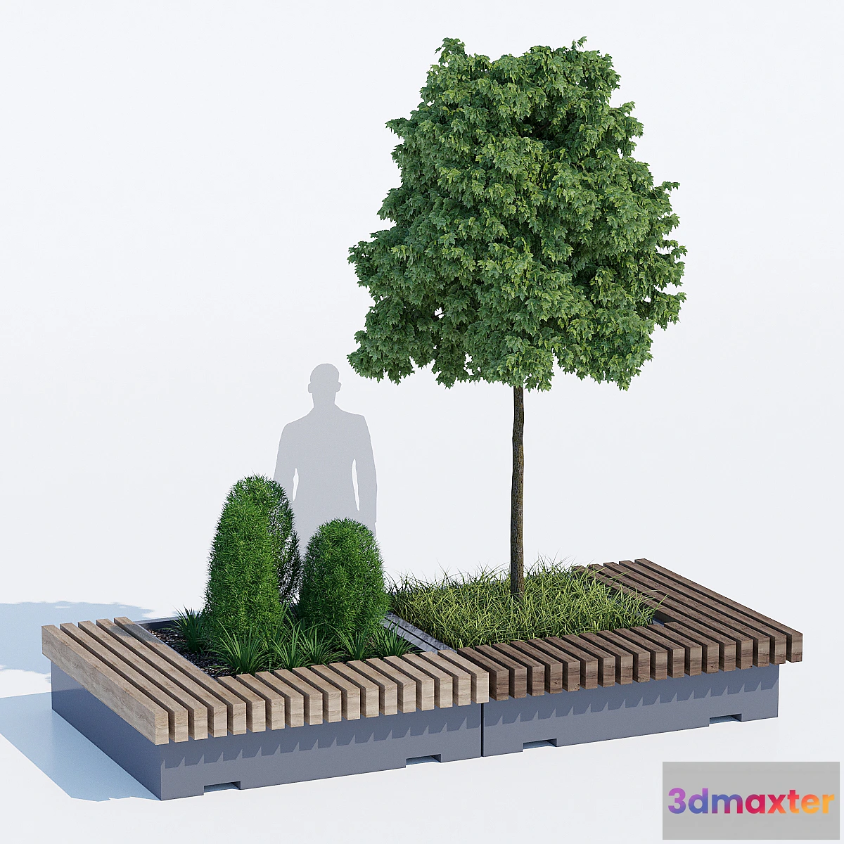 873855 - Big green benches tree - No.4