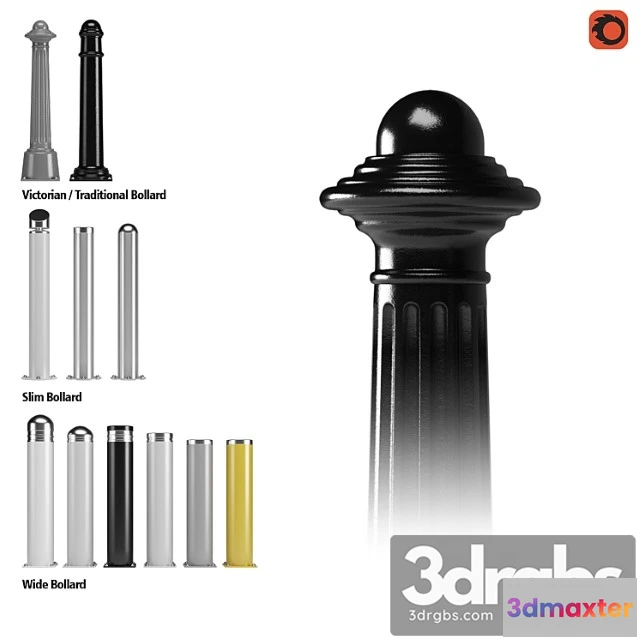 908554 - Bollard Set