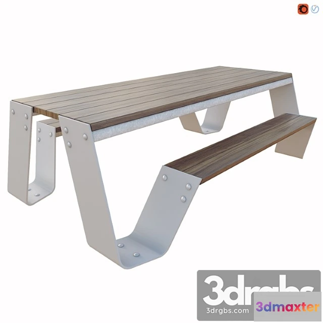 908688 - Hopper picnic table by extremis