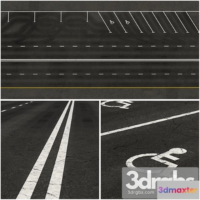 908718 - Marked Asphalt