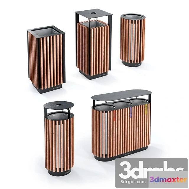 908726 - Mmcite Litter Bins Diagonal