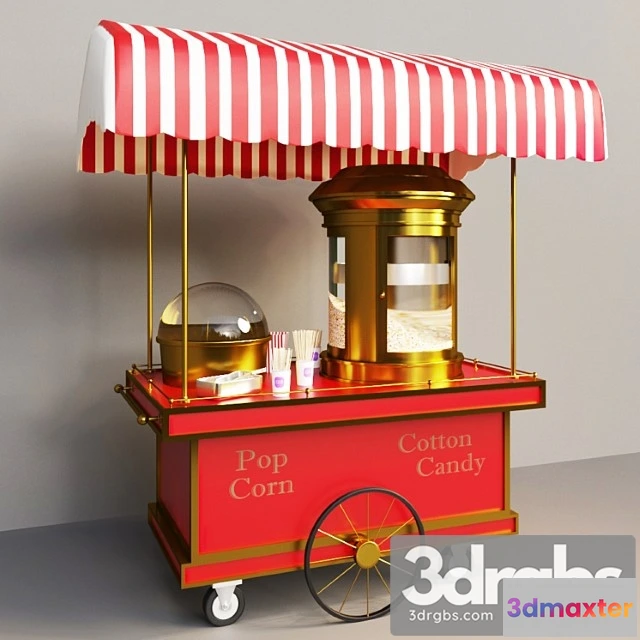 908782 - Popcorn Cart