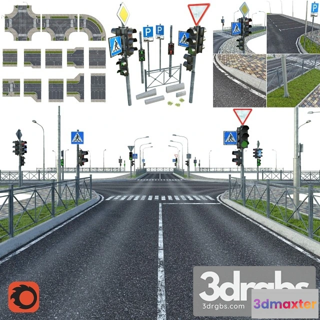 908848 - Sections Of Road