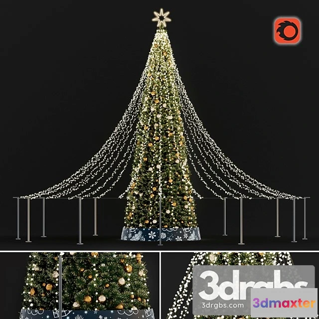 908926 - Street Christmas Tree