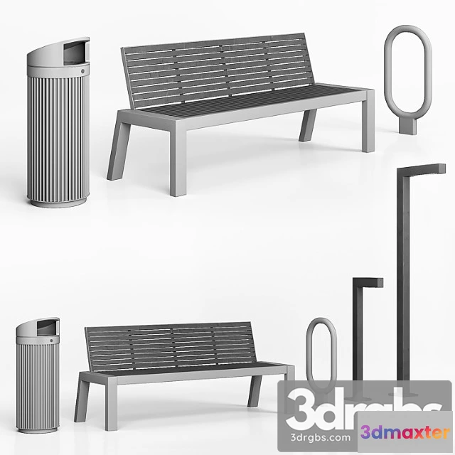 908932 - Street furniture set