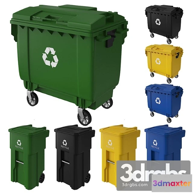 908958 - Trash Can And Dumpster