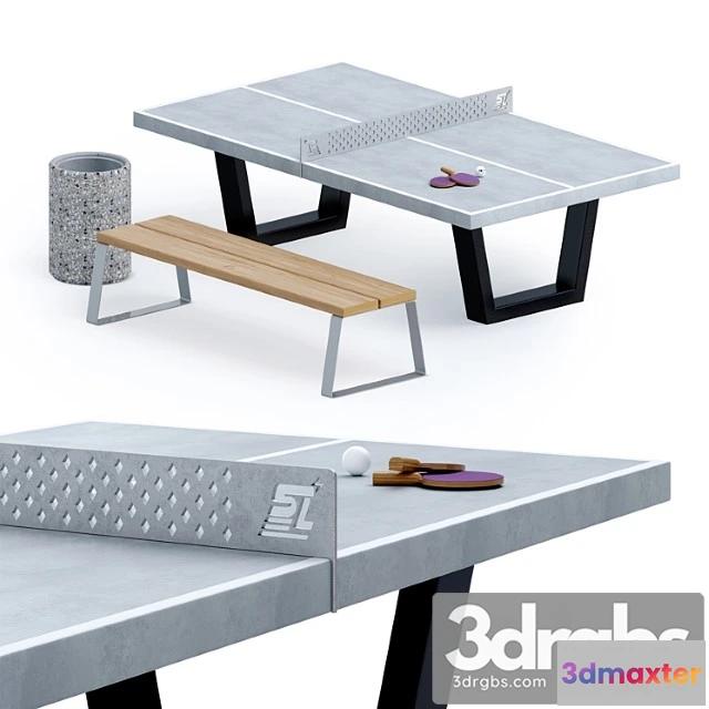 909006 - Vandal Proof Tennis Table Start Line City Strong Outdoor 60 717