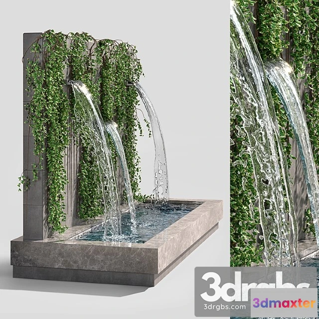 909014 - Wall fountains with ivy