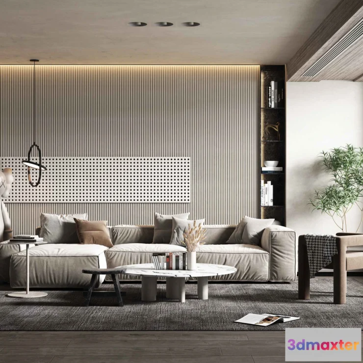 1153950 - INTERIOR 3D SCENES - MODERN LUXURY STYLE - 0010