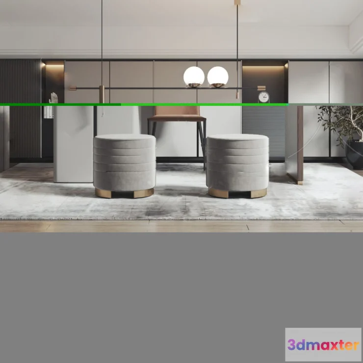 1153954 - INTERIOR 3D SCENES - MODERN LUXURY STYLE - 0012