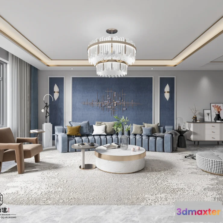 1153960 - INTERIOR 3D SCENES - MODERN LUXURY STYLE - 0015