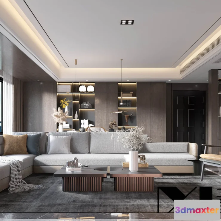 1153966 - INTERIOR 3D SCENES - MODERN LUXURY STYLE - 0018