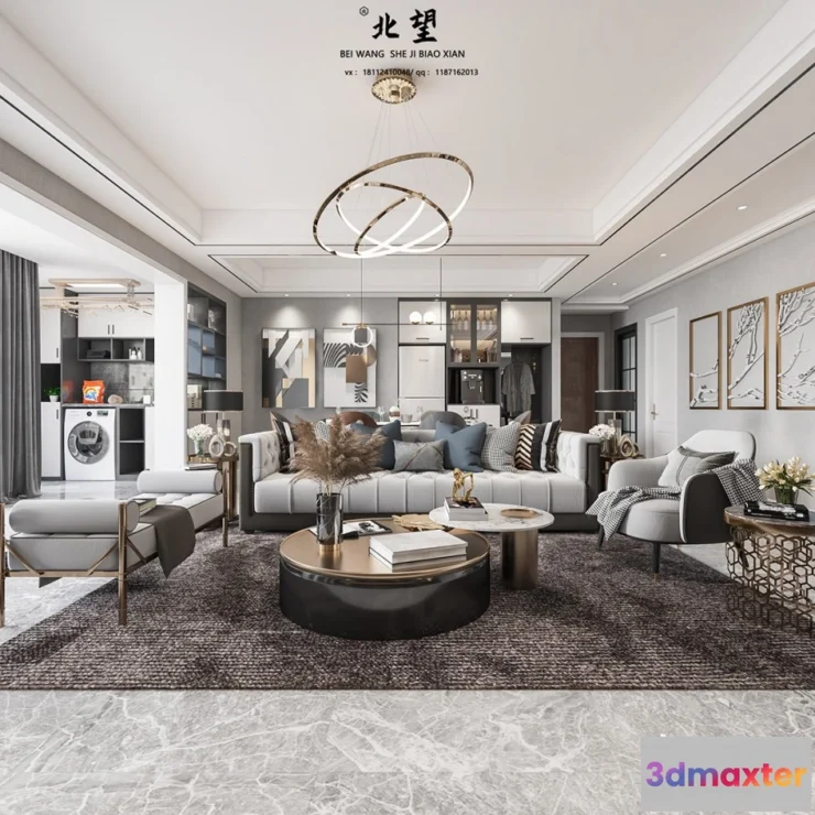 1153968 - INTERIOR 3D SCENES - MODERN LUXURY STYLE - 0019