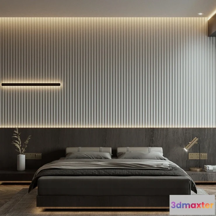 1154006 - INTERIOR 3D SCENES - MODERN LUXURY STYLE - 0038