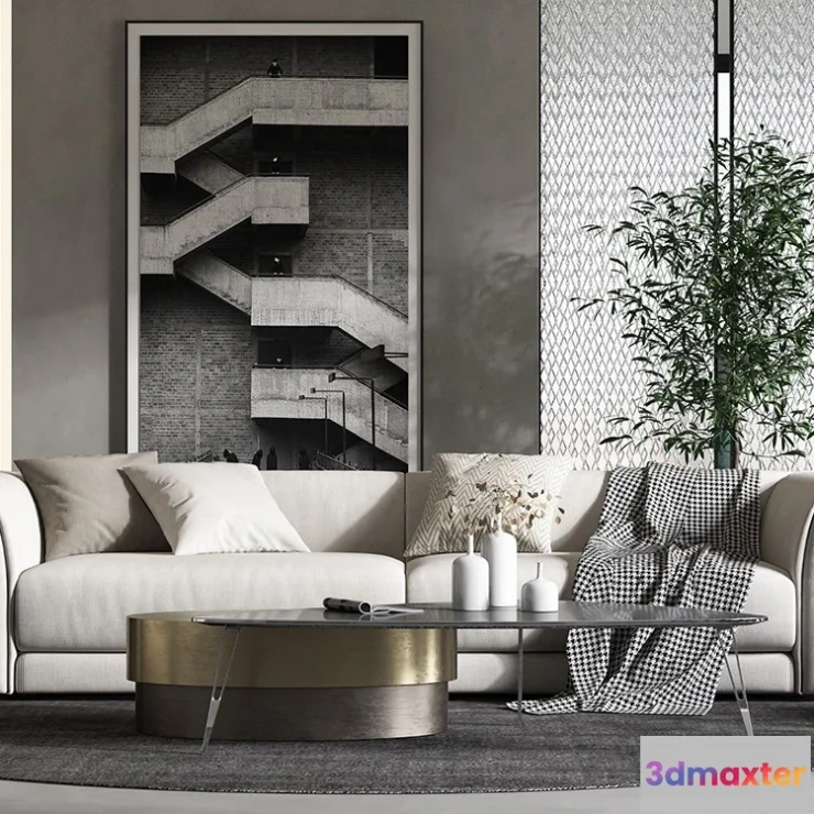1154032 - INTERIOR 3D SCENES - MODERN LUXURY STYLE - 0051