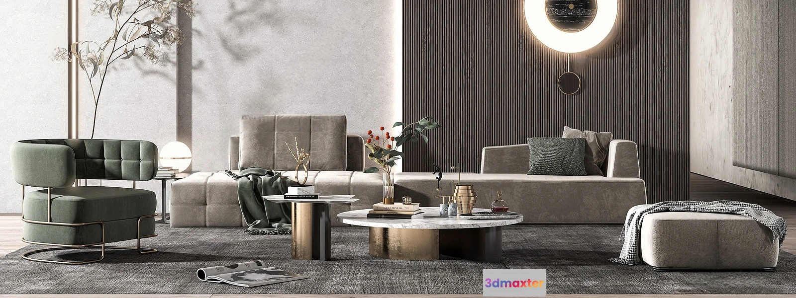 1154042 - INTERIOR 3D SCENES - MODERN LUXURY STYLE - 0056