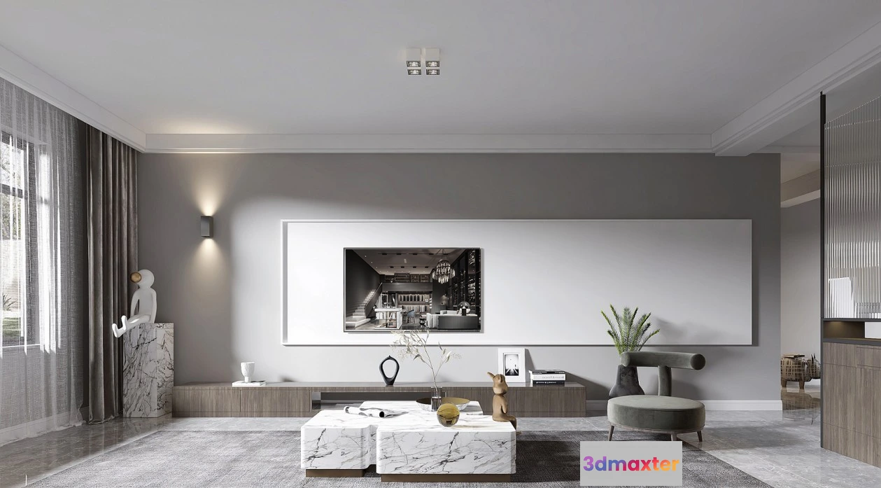 1154232 - INTERIOR 3D SCENES - MINIMALIST STYLE - 0002