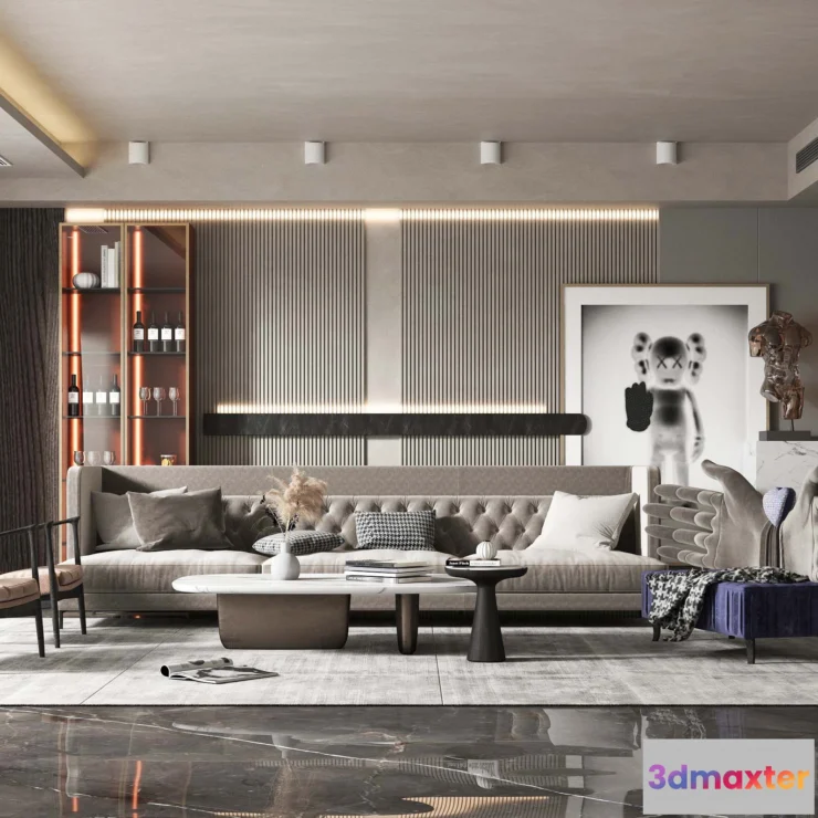 1154236 - INTERIOR 3D SCENES - MINIMALIST STYLE - 0004