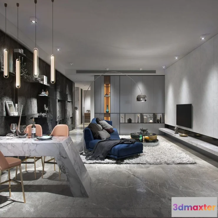 1154240 - INTERIOR 3D SCENES - MINIMALIST STYLE - 0006