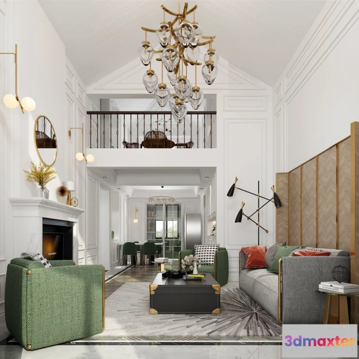 1154338 - INTERIOR 3D SCENES - EUROPEAN STYLE - 0031