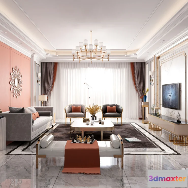 1154342 - INTERIOR 3D SCENES - EUROPEAN STYLE - 0033