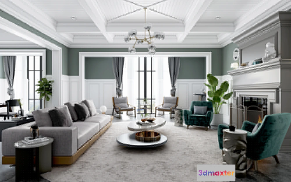 1154366 - INTERIOR 3D SCENES - EUROPEAN STYLE - 0045