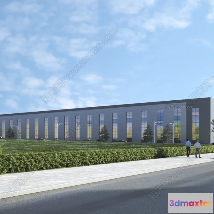 1577514 - Exterior 3D Models of Factory - 3D Scene - 014 3D Max