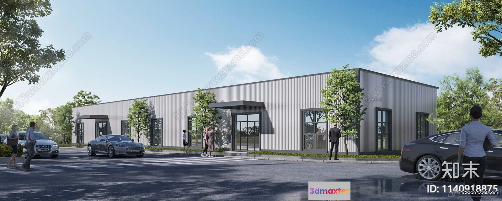 1577518 - Exterior 3D Models of Factory - 3D Scene - 016 3D Max