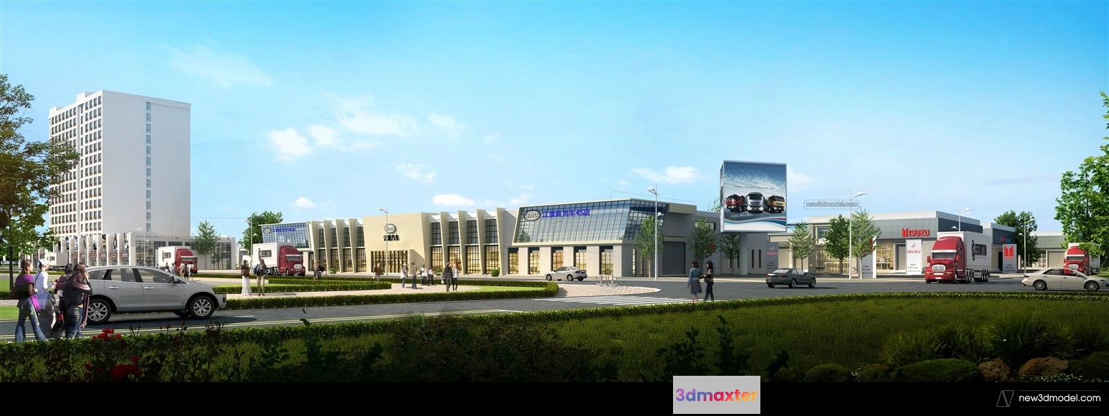 1577536 - Exterior 3D Models of Factory - 3D Scene - 025 3D Max