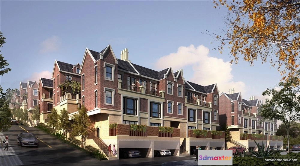 1577932 - 3D Models of Commercial Building - Exterior 3D Scenes - 101 3D Max