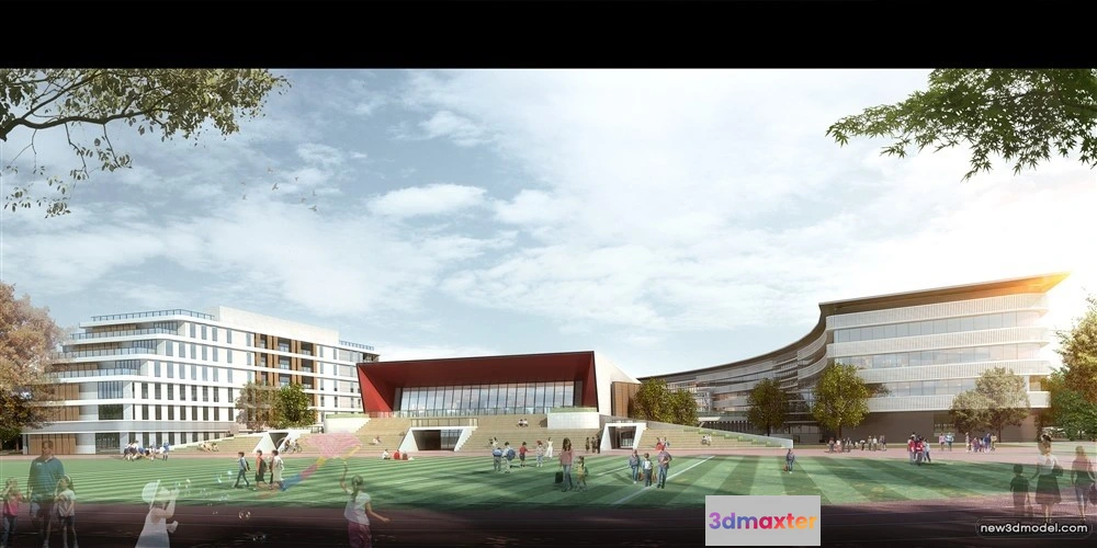 1578026 - 3D Models of Commercial Building - Exterior 3D Scenes - 148 3D Max