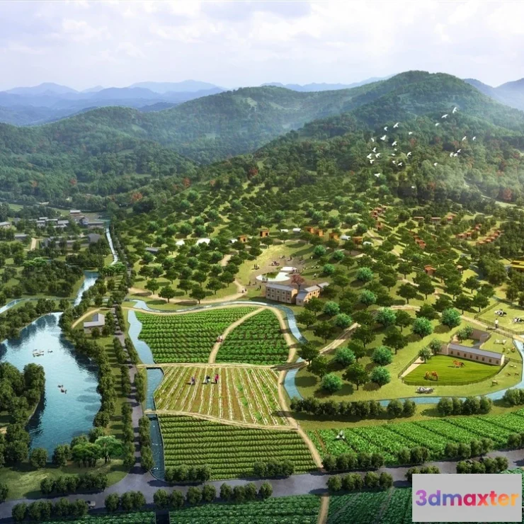 1578060 - 3D Models of Commercial Building - Exterior 3D Scenes - 165 3D Max