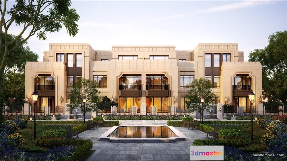 1578182 - 3D Models of Commercial Building - Exterior 3D Scenes - 226 3D Max